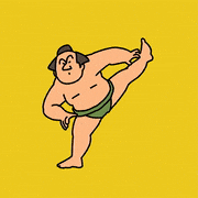 uwabami的gif的gif-どすこい！どすこい！