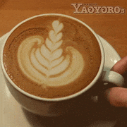 yaoyoro's的gif的gif-まどろみラテ