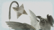 yaoyoro's的gif的gif-鳥と星