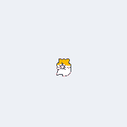 たかだべあ的gif的gif-ハムをハムハムするハム