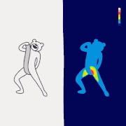 たかだべあ的gif的gif-サーモグラフィ