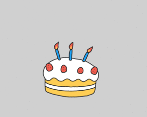たかだべあ的gif的gif-HAPPY BIRTHDAY