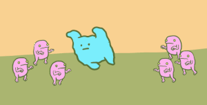 むむむ的gif的gif-完全ないきもののおいでおいで