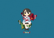 むぬおね的gif的gif-ボウダチ少女　Tako