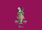 むぬおね的gif的gif-ボウダチ少女　Zombie