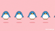 成島 真衣的gif的gif-ペンギンの日