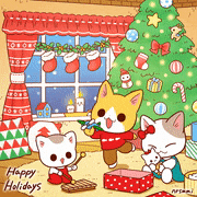 成島 真衣的gif的gif-✨ Happy Holidays ✨