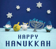 Mochimochi Land的gif的gif-Happy Hanukkah