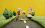 Mochimochi Land的gif的gif-Granny Baker Gang