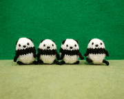 Mochimochi Land的gif的gif-Sorry Pandas