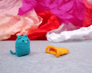 Mochimochi Land的gif的gif-Cozy Squozy Bag Cat