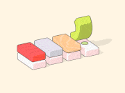 Miguel E.的gif的gif-Sushi cubes