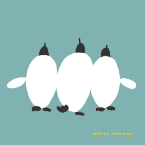 wakai manami的gif的gif-ペンギンのgif