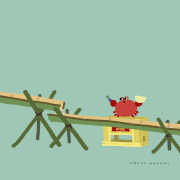 wakai manami的gif的gif-流しそうめんに翻弄されるカニのgif