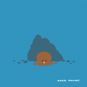 wakai manami的gif的gif-待ち合わせ場所で待つタコ