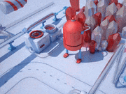gasta的gif的gif-Candy Canes ロボット