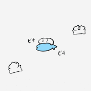 STUDY優作的gif的gif-跳ねる魚２
