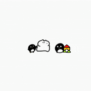STUDY優作的gif的gif-ウロウロするペンギンの子供