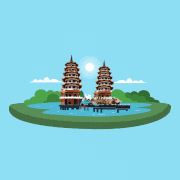 Wuxi Wang的gif的gif-Impression of Kaohsiung-Dragon tiger tower
