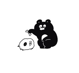 EVERYDAYSUNDAY_的gif的gif-ほーらほねだよ～