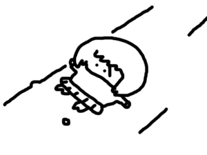 ないとう日和的gif的gif-コロがる