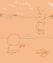ないとう日和的gif的gif-秋の海
