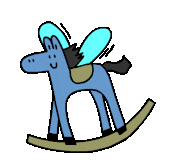 CsaK的gif的gif-rocking horse-fly