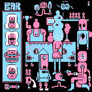 Toyoya的gif的gif-night bar