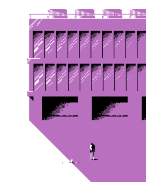 ヘルミッペ的gif的gif-焚き火マンション