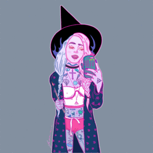 Isaac Spellman的gif的gif-Hello Witch