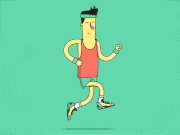 fedecook的gif的gif- Hipster Running cycle  