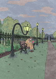 adamvanwinden的gif的gif-The Kindly Lamp 