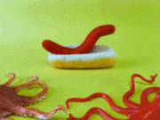 水島ひね的gif的gif-ホットドッグ
