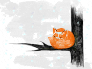 Ana Caro的gif的gif-Winter fox