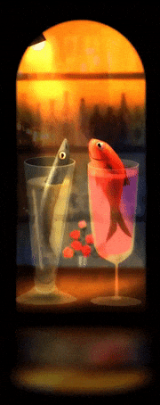 Dino Sato的gif的gif-生臭いカクテル / Fishy Cocktails