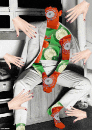 Luca Mainini的gif的gif-Telephone Boy by  Luca Mainini