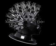 vince_fraser的gif的gif-Afro Robot