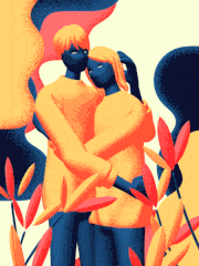 Yasunari  Watabe的gif的gif-To hug