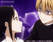 アニメ「かぐや様は告らせたい？～天才たちの恋愛頭脳戦～」【公式】的gif的gif-四宮は俺のことどう思っている？