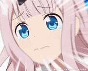 アニメ「かぐや様は告らせたい？～天才たちの恋愛頭脳戦～」【公式】的gif的gif-私じゃなくてかぐやさんを選んだんでしょ！？