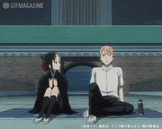 アニメ「かぐや様は告らせたい？～天才たちの恋愛頭脳戦～」【公式】的gif的gif-俺なら絶対かぐやを手放したりしないのに