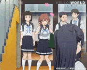 映画『HELLO WORLD』【公式】的gif的gif-きゃー！