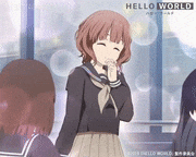 映画『HELLO WORLD』【公式】的gif的gif-クスッ