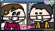 モモウメ【公式】的gif的gif-音声、途中途切れちゃいました