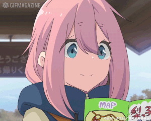TVアニメ「へやキャン△」【公式】的gif的gif-ありがとう！