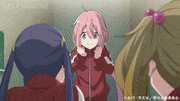 TVアニメ「へやキャン△」【公式】的gif的gif-なでしっこスタンプラリー