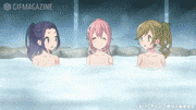 TVアニメ「へやキャン△」【公式】的gif的gif-みさとの湯