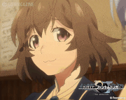 アニメ「グリザイア：ファントムトリガー THE ANIMATION」的gif的gif-にっこり