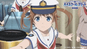 「劇場版 ハイスクール・フリート」【公式】的gif的gif-ドンピシャー！