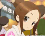 からかい上手の高木さん2【公式】的gif的gif-ふふっ